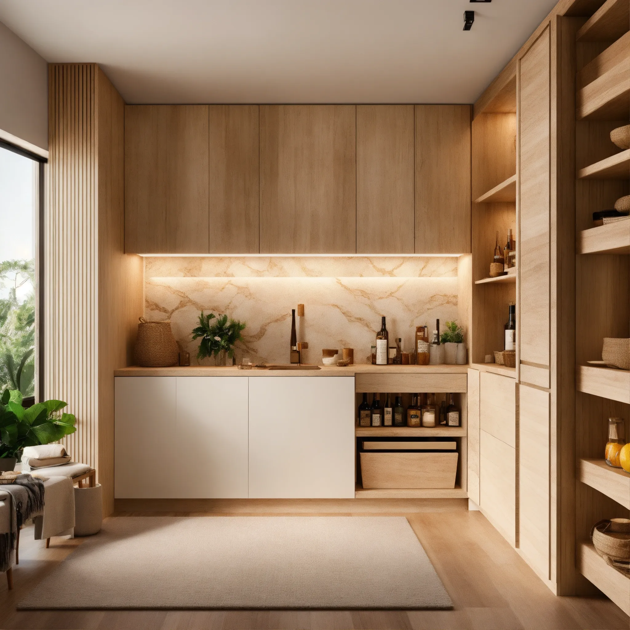 Hand applying natural oil finish to wooden table