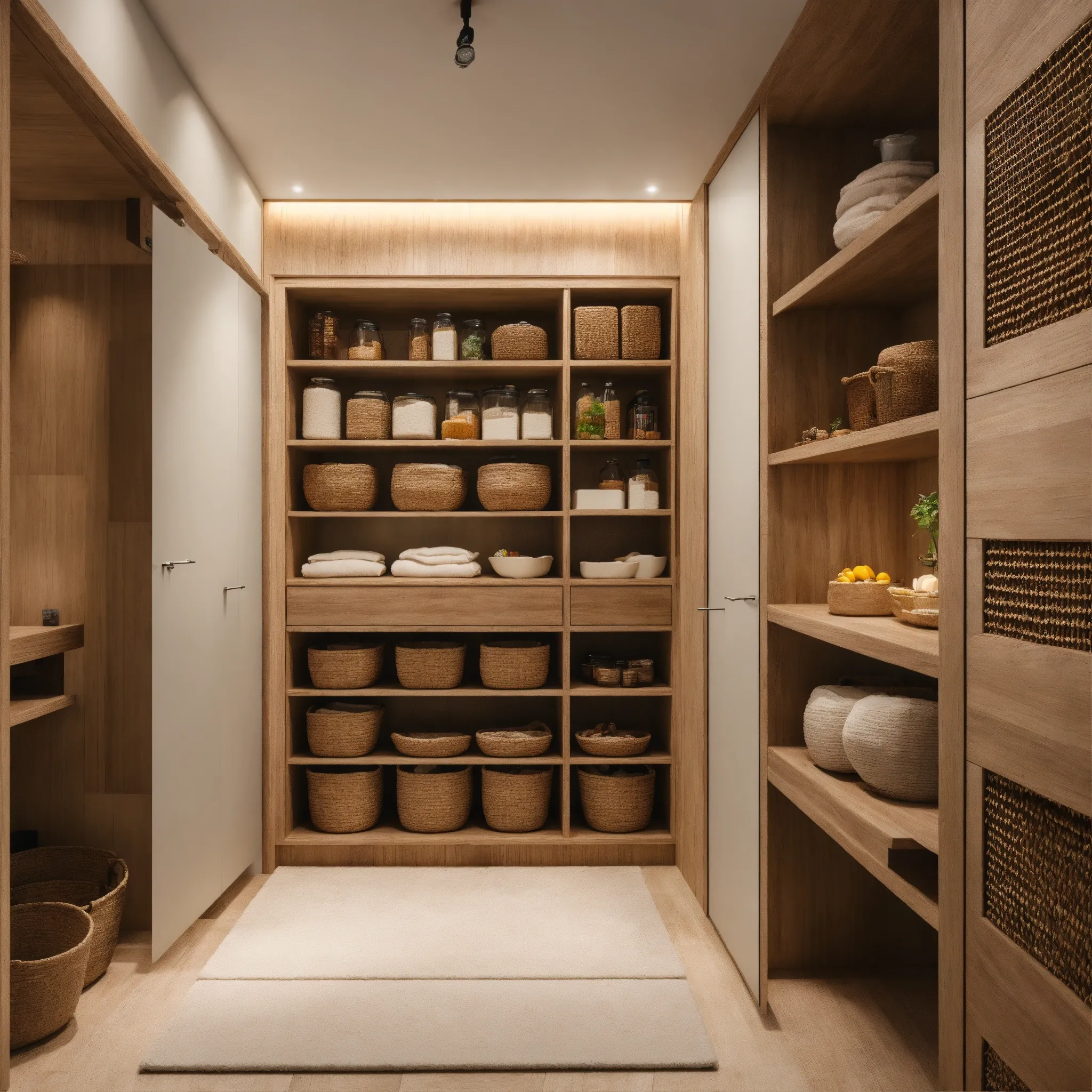 Artisan craftsman working on wooden furniture piece